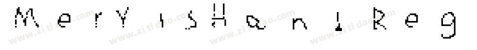 MerylsHand Regular字体转换